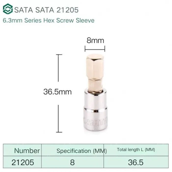 Xiaofei 8mm with a total length of 36.5mm-21205