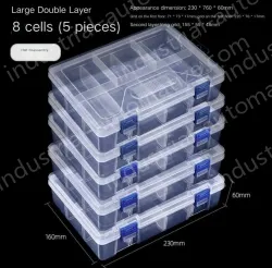 5 pieces of thickened material, 8 grids of double-layered full dismantling