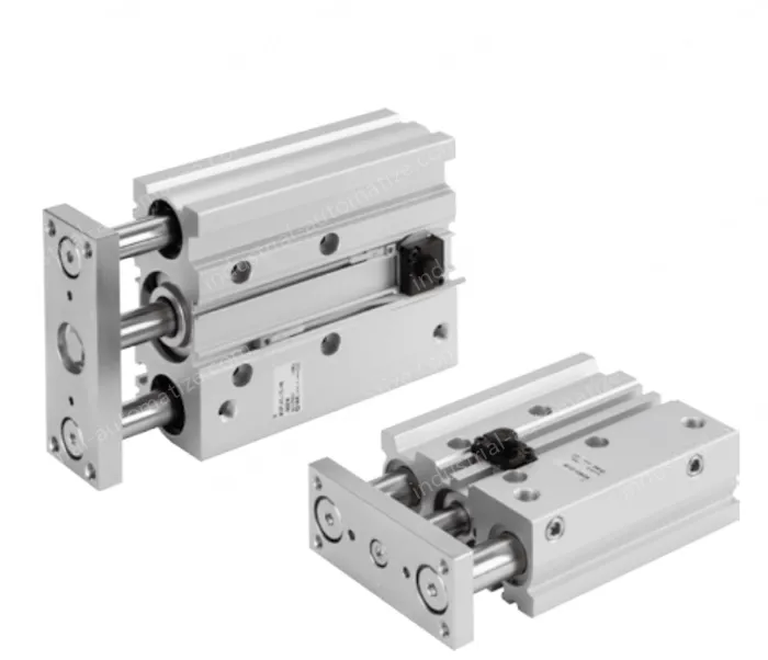 Compact Guide Cylinder With End Lock MGP Series &oslash;20, &oslash;25, &oslash;32, &oslash;40, &oslash;50, &oslash;63, &oslash;80, &oslash;100