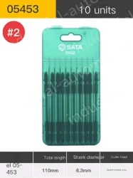 10Pcs Double Head Cross #2 Total length 110mm-05453