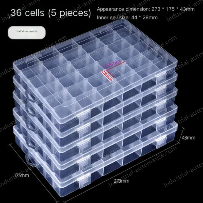 5 pieces of thickened material 36 grids