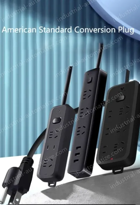 Lightning protection against power surges Split-control 5-plug 2.8m