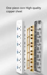 European standard split-control 5 jack