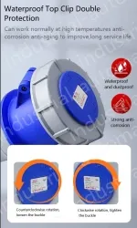 5 pole 63A connector