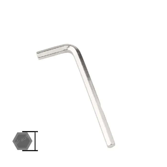 Nickel plated 6mm 5pcs flat head