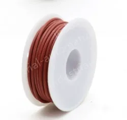 Silicone high temperature cable 24AWG Brown