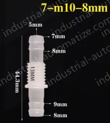 7-M10-8-Feed-through plastic connectors